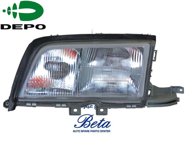 Left Side Headlamp for Mercedes C-Class W202 1997-2000 models, Part Number 2028202961 / 2028202361 Left Side Headlamp for Mercedes C-Class W202 1997-2000 models, Part Number 2028202961 / 2028202361